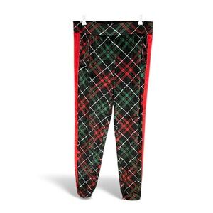 No Boundaries Plaid Christmas Jogger Pull- On Pant